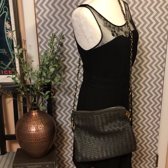 Deux Lux Vegan Leather Woven Bag - Picture 5 of 7